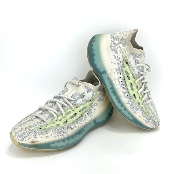 Yeezy Adidas Boost 380 GW0304 Women Sneaker Sz 10 Alien Blue Reflective Mid-Top - Picture 10 of 16